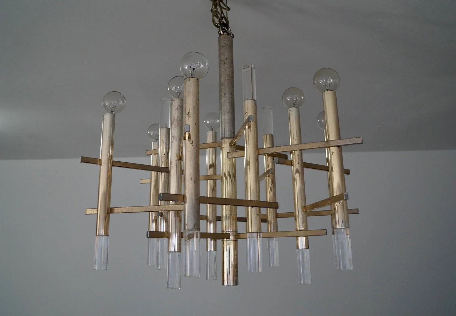 Mid-Century Modern Gaetano Sciolari Chandelier - 2