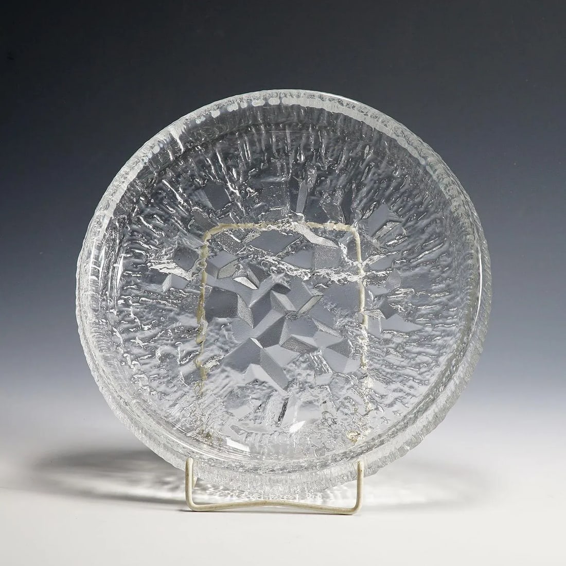 Ice Glass Bowl "Lunaria" by Tapio Wirkkala for Iittala 1972 - 4