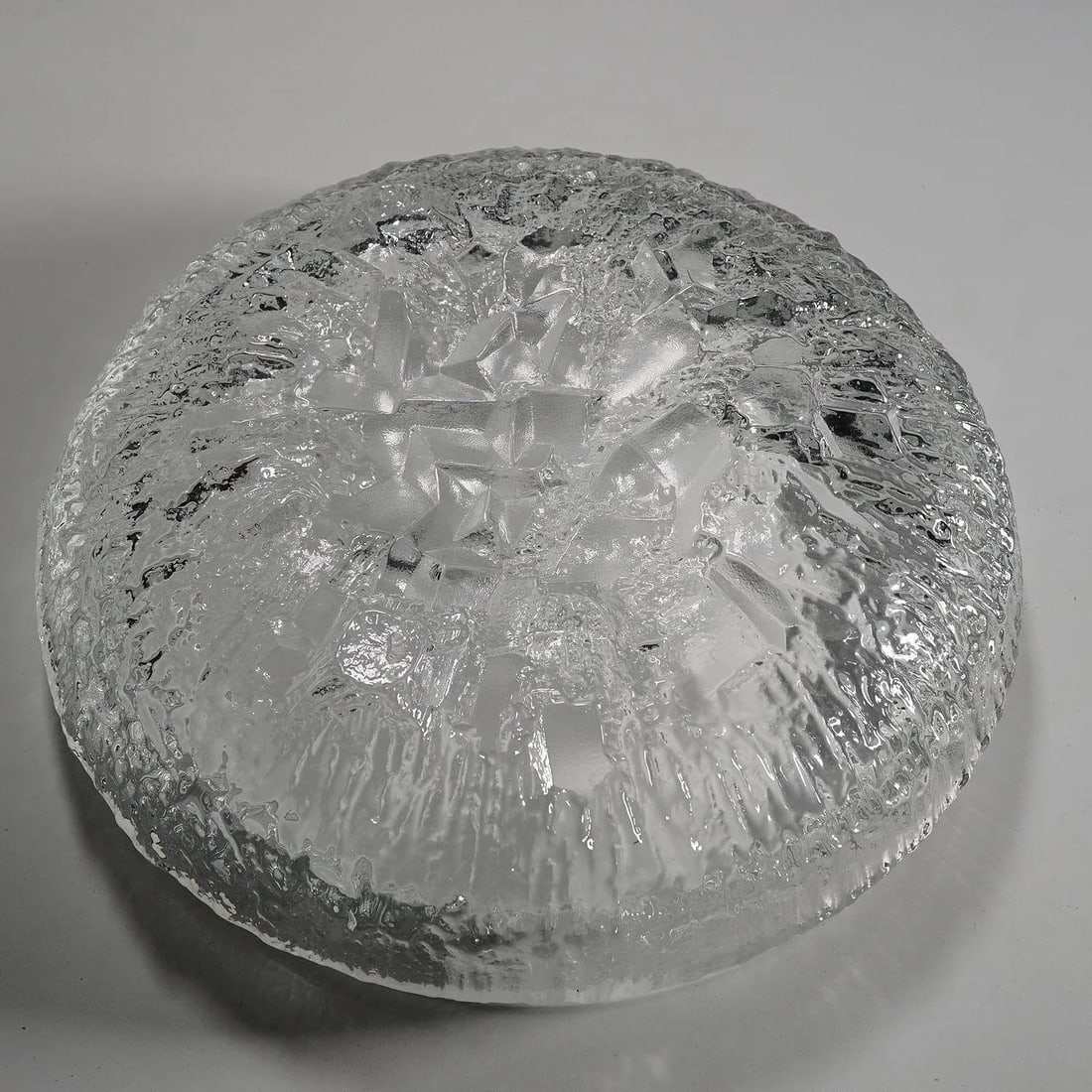 Ice Glass Bowl "Lunaria" by Tapio Wirkkala for Iittala 1972 - 5
