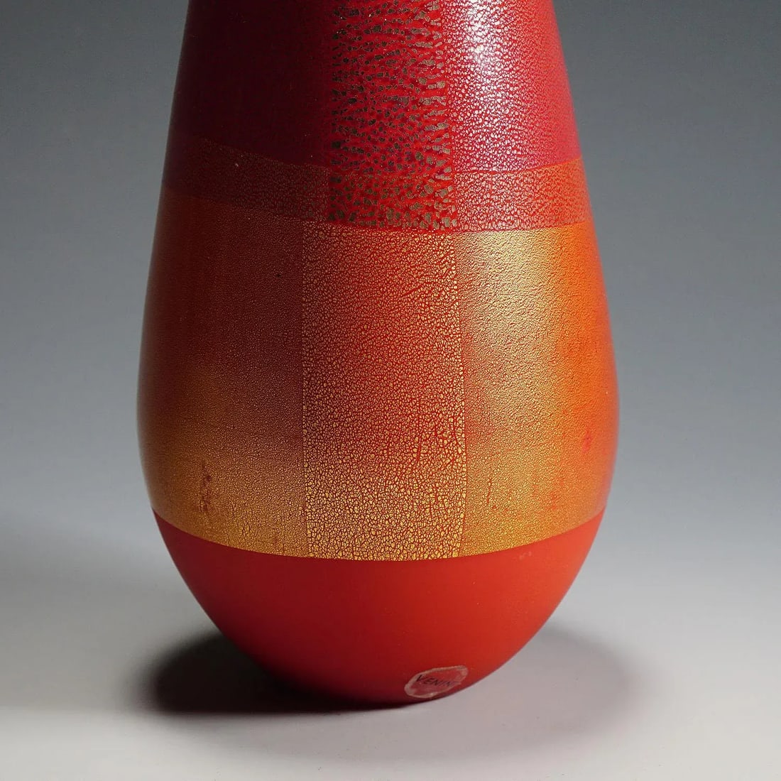 Venini Art Glass Vase of the "Quarzi" Series, Murano 2004 - 6