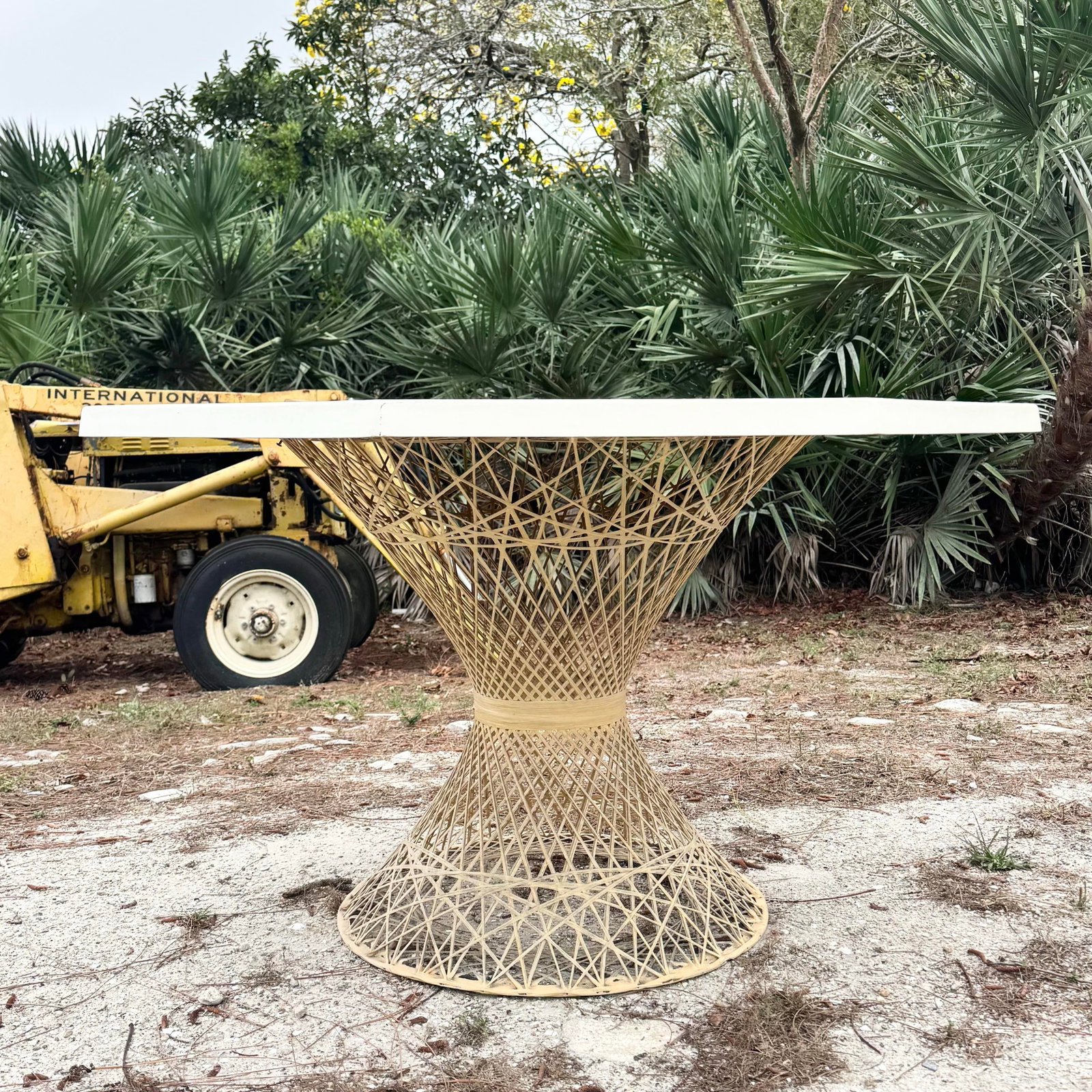 Mid Century Modern Spun Fiberglass Dining Table - 2