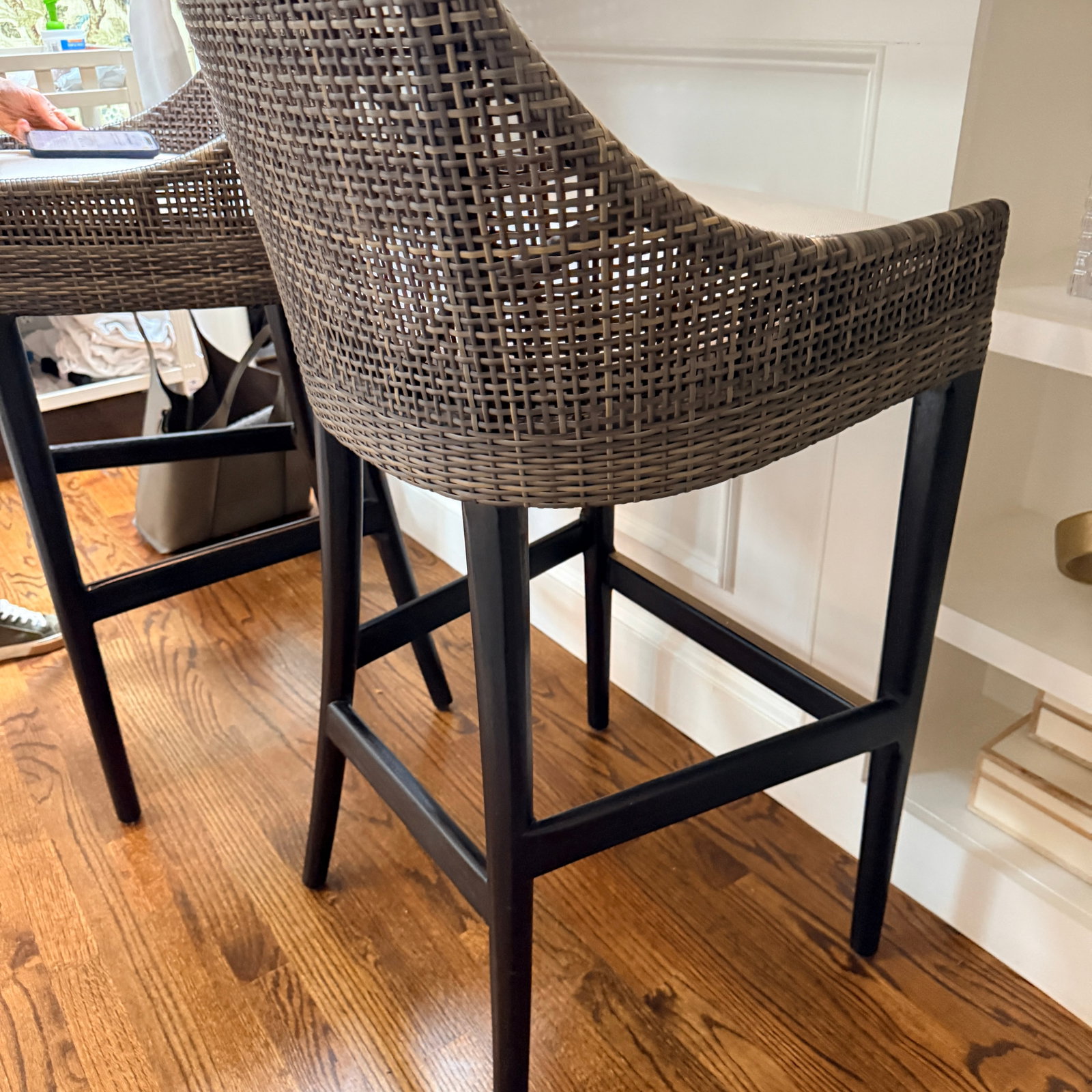 Pair Palecek Vincent Barstools - 3