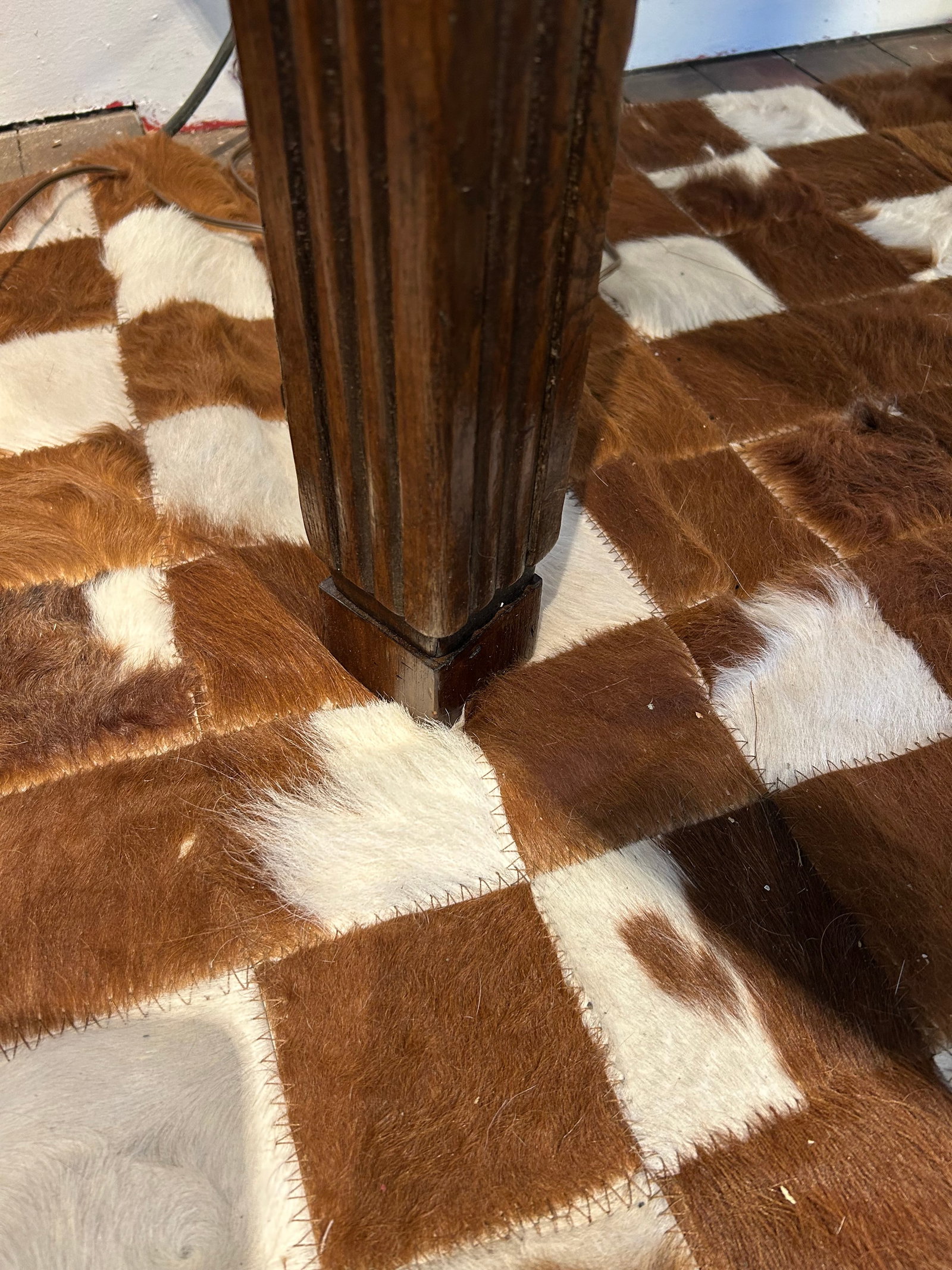 19th Century English Farm Table Dining Table With Satin Birch Top - 7