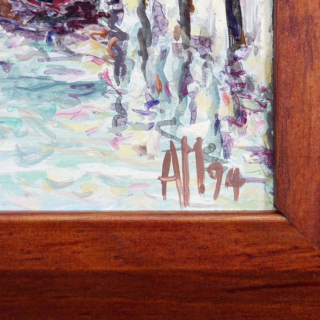 Oil Painting by Alexander Michael - 'Return to the Island', Lake Chiemsee - 4