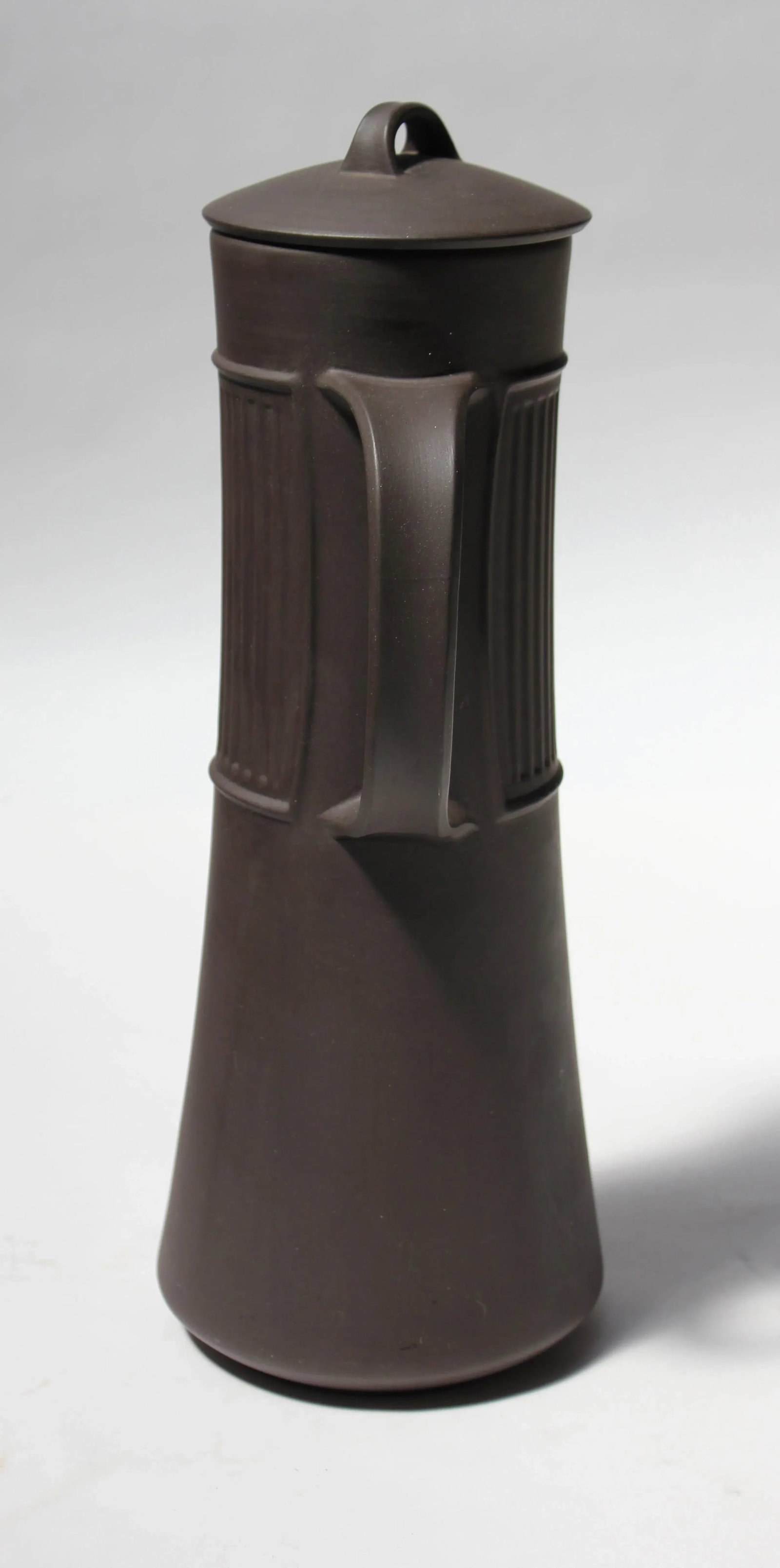 Early Jens Quistgaard for Dansk Flamestone Coffee Pot With Mugs and Demitasses - 7