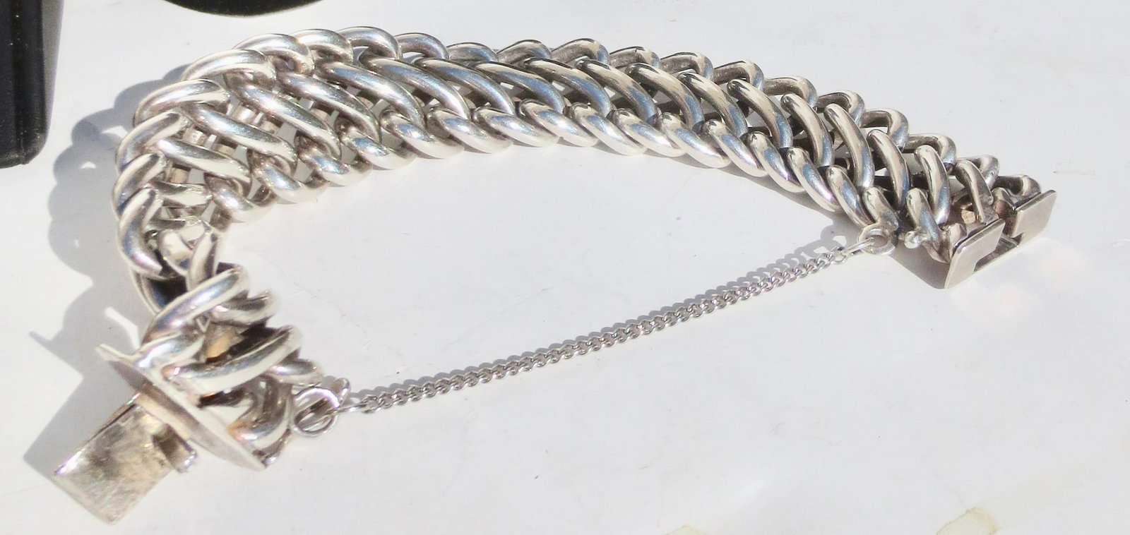 Silver Heavy Chain Link Bracelet DWT 78.7 - 2