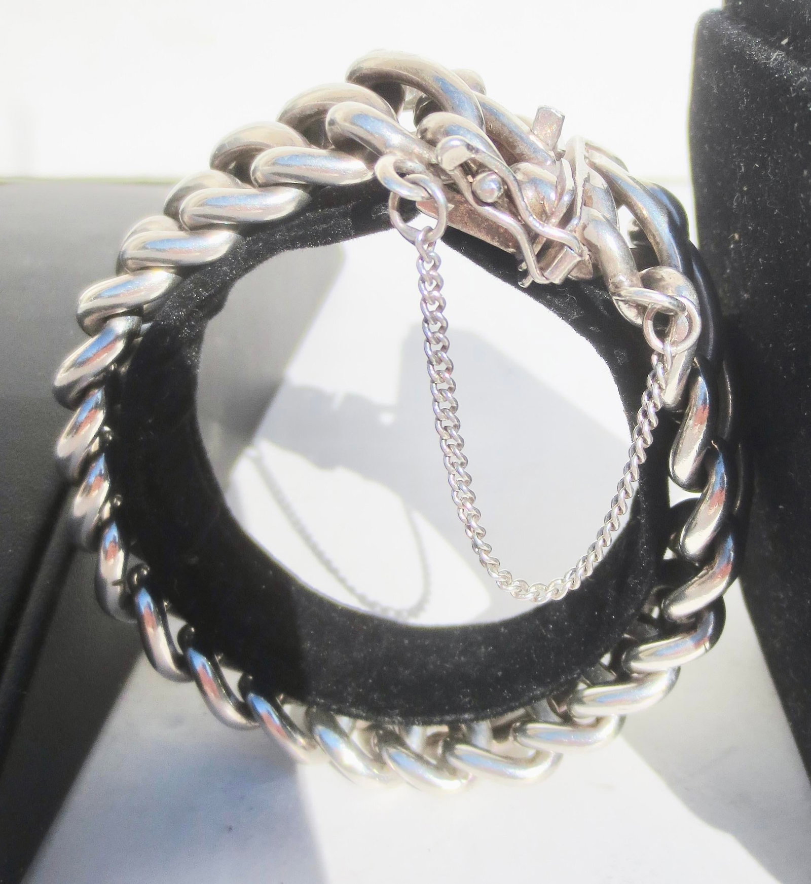 Silver Heavy Chain Link Bracelet DWT 78.7 - 3