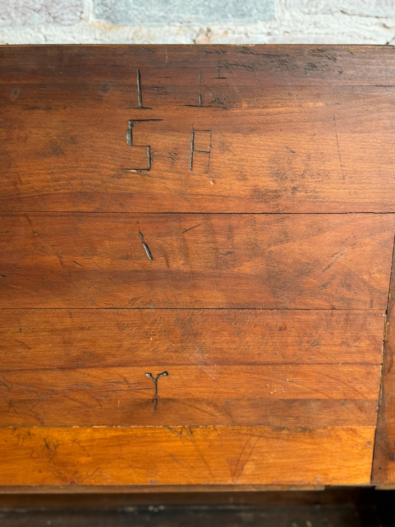 Antique School Desk - 3