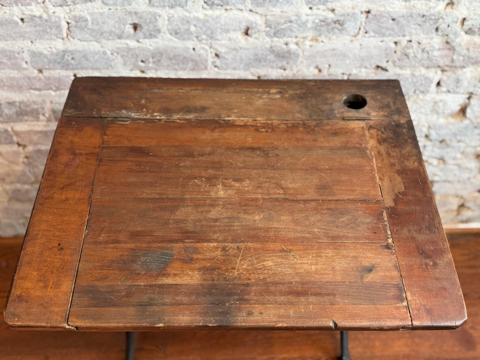 Antique School Desk - 5