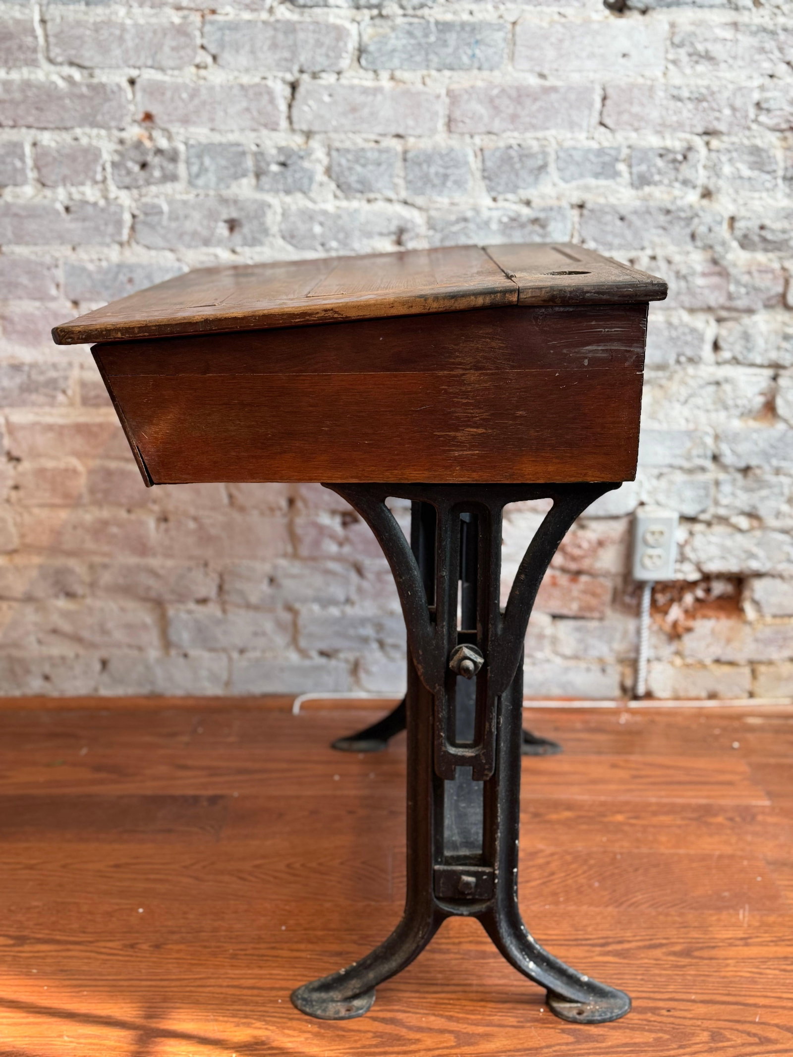 Antique School Desk - 6