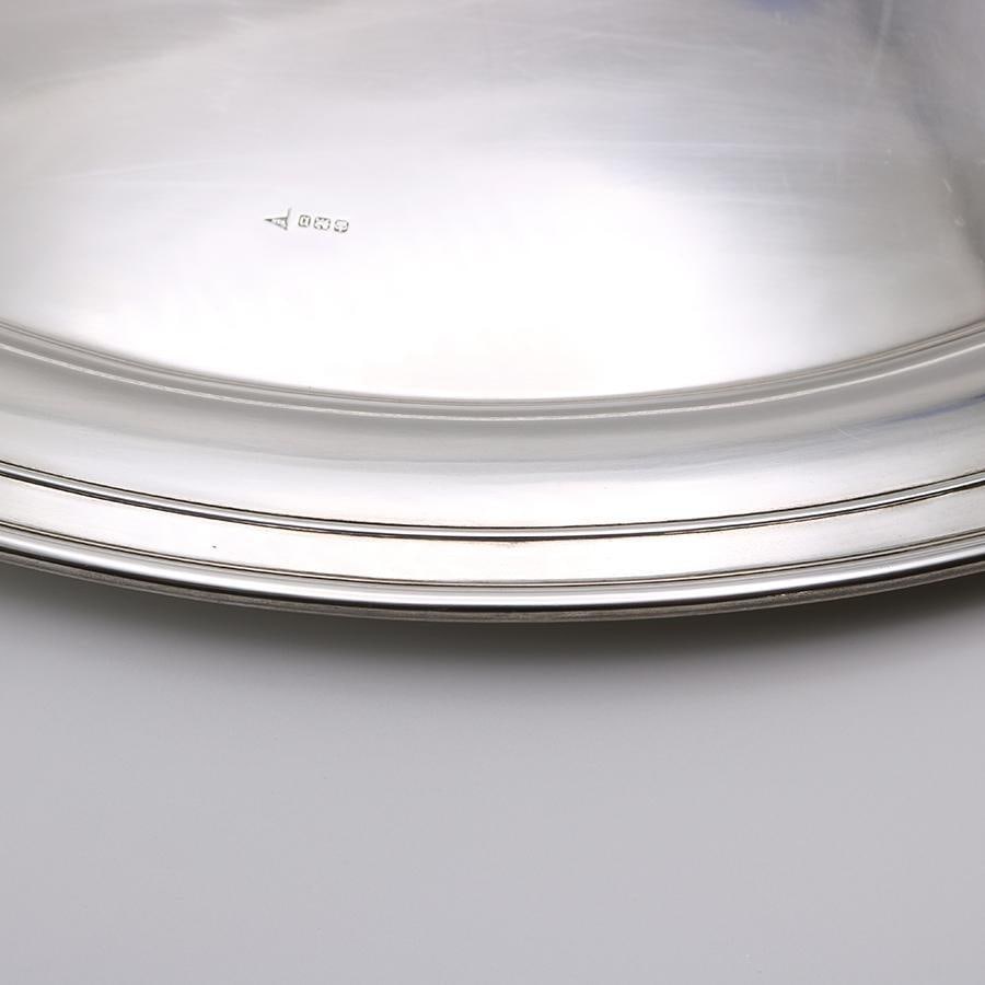 Art Nouveau Period Sterling Silver Tray England 1893 - 17