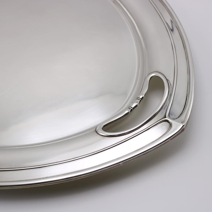 Art Nouveau Period Sterling Silver Tray England 1893 - 3