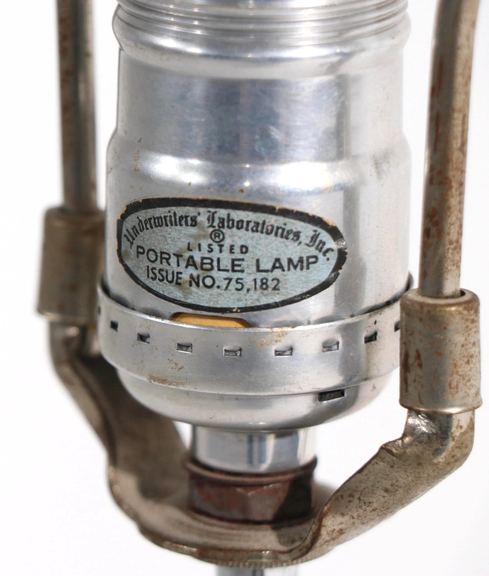 Postmodern Chrome Base Table Lamp Att. To Sonneman - 3
