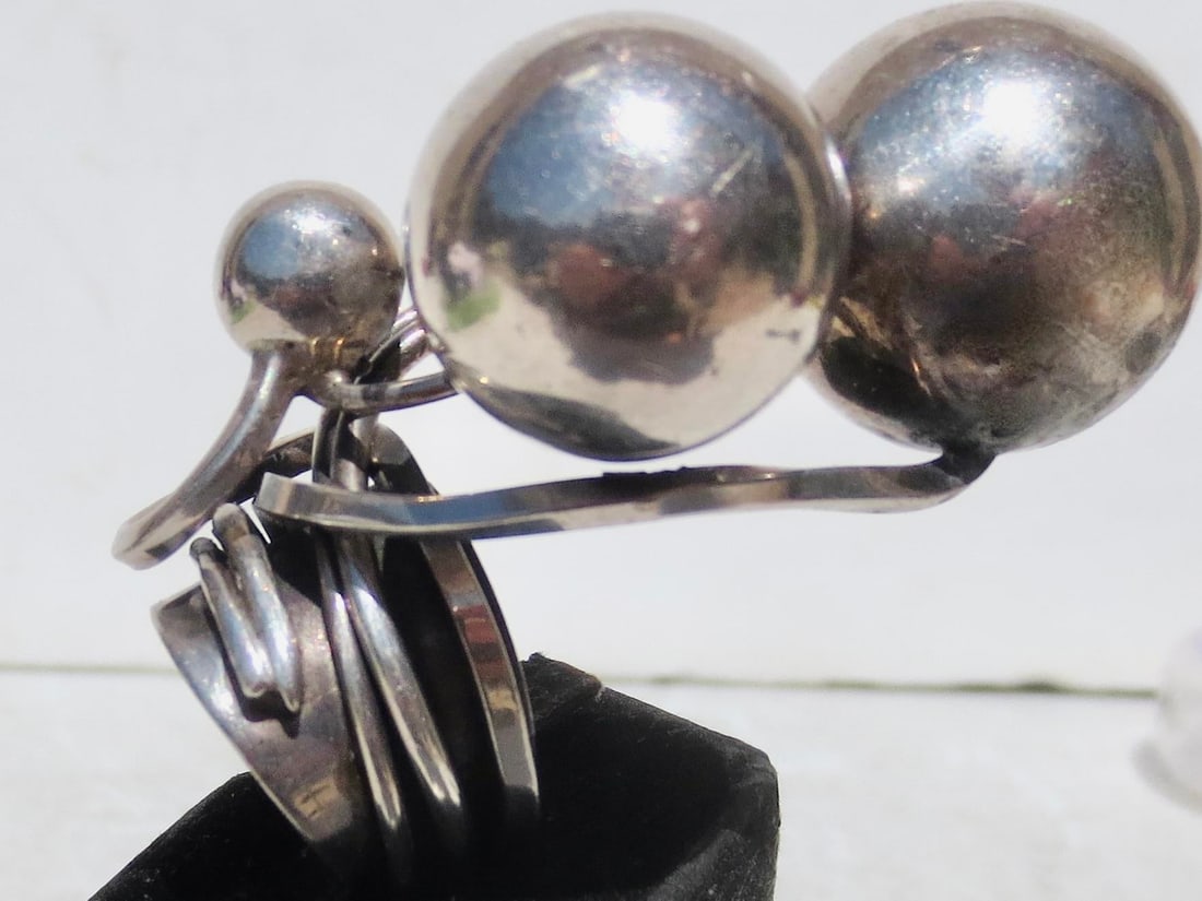 Sterling Silver Modernist Ring by Rachel Gera - 6