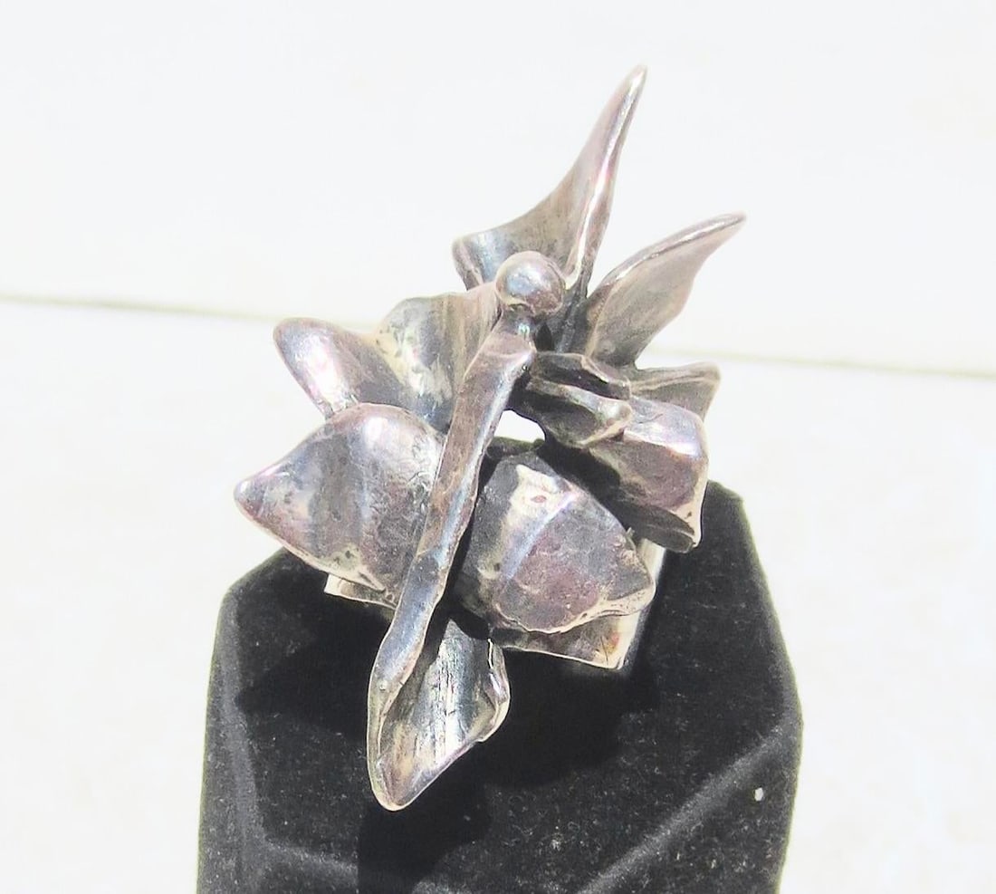 Modern Brutalist Ring by Rima Sterling - 2