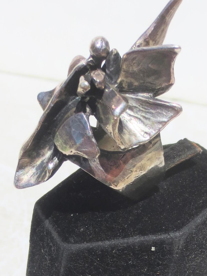 Modern Brutalist Ring by Rima Sterling - 4