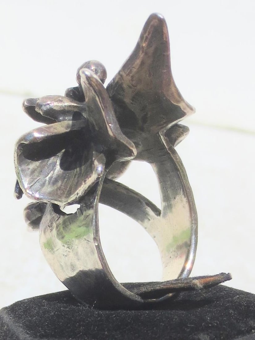Modern Brutalist Ring by Rima Sterling - 5