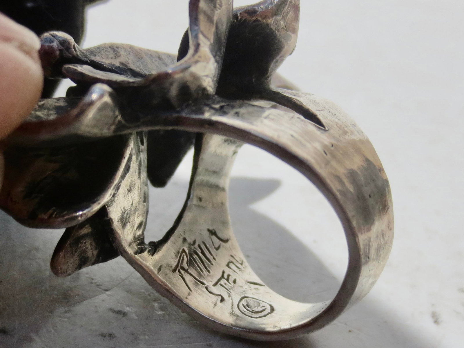 Modern Brutalist Ring by Rima Sterling - 6