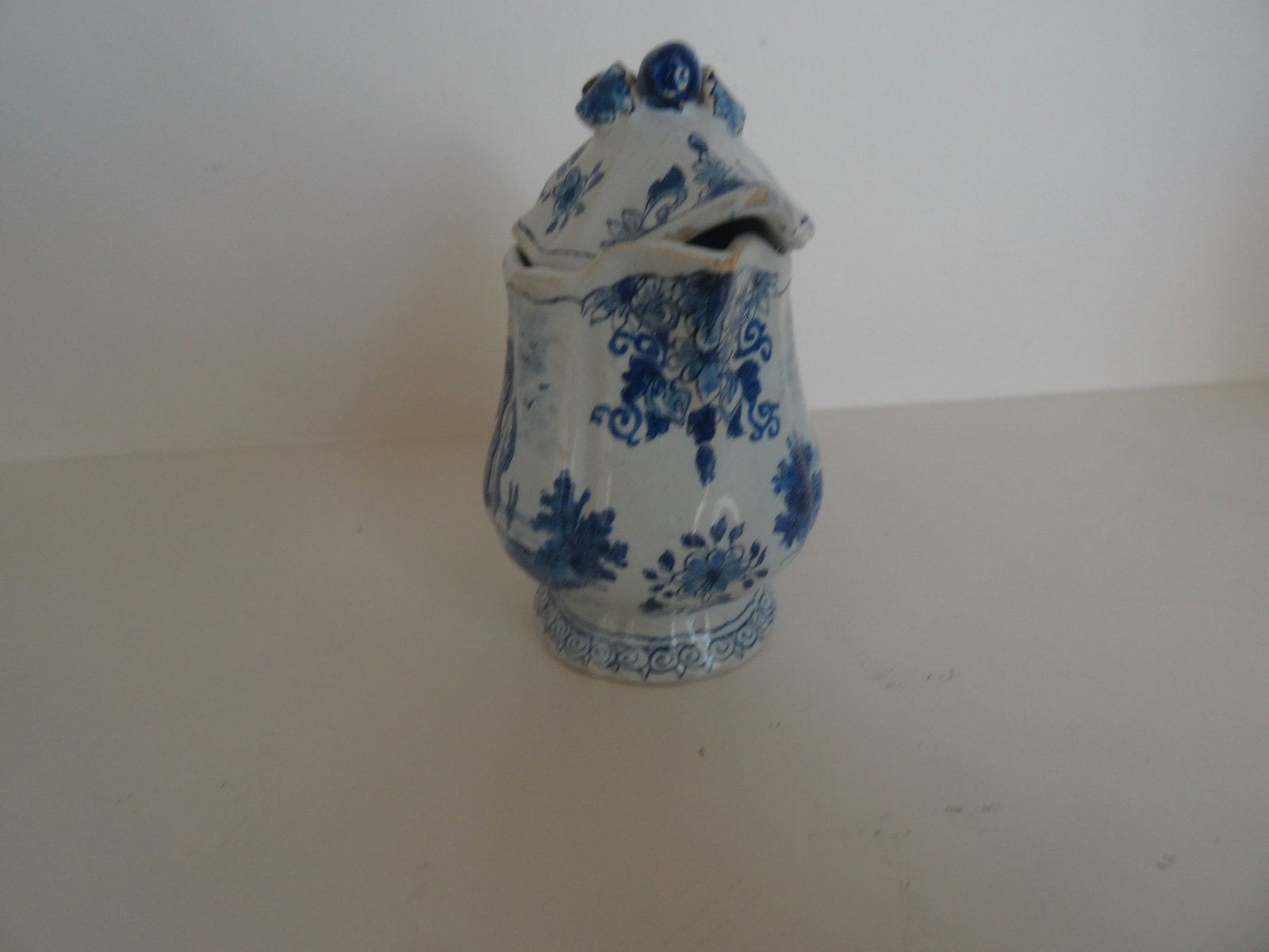 Rare 18th Century Delft Pitcher by Hugo Brouwer - 3