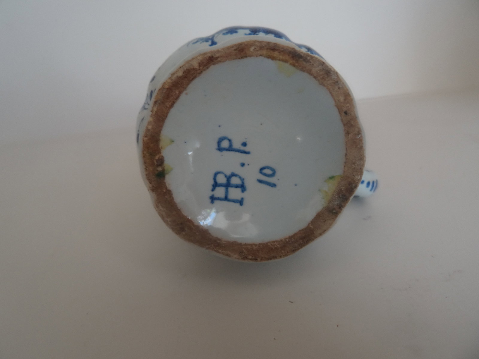 Rare 18th Century Delft Pitcher by Hugo Brouwer - 7