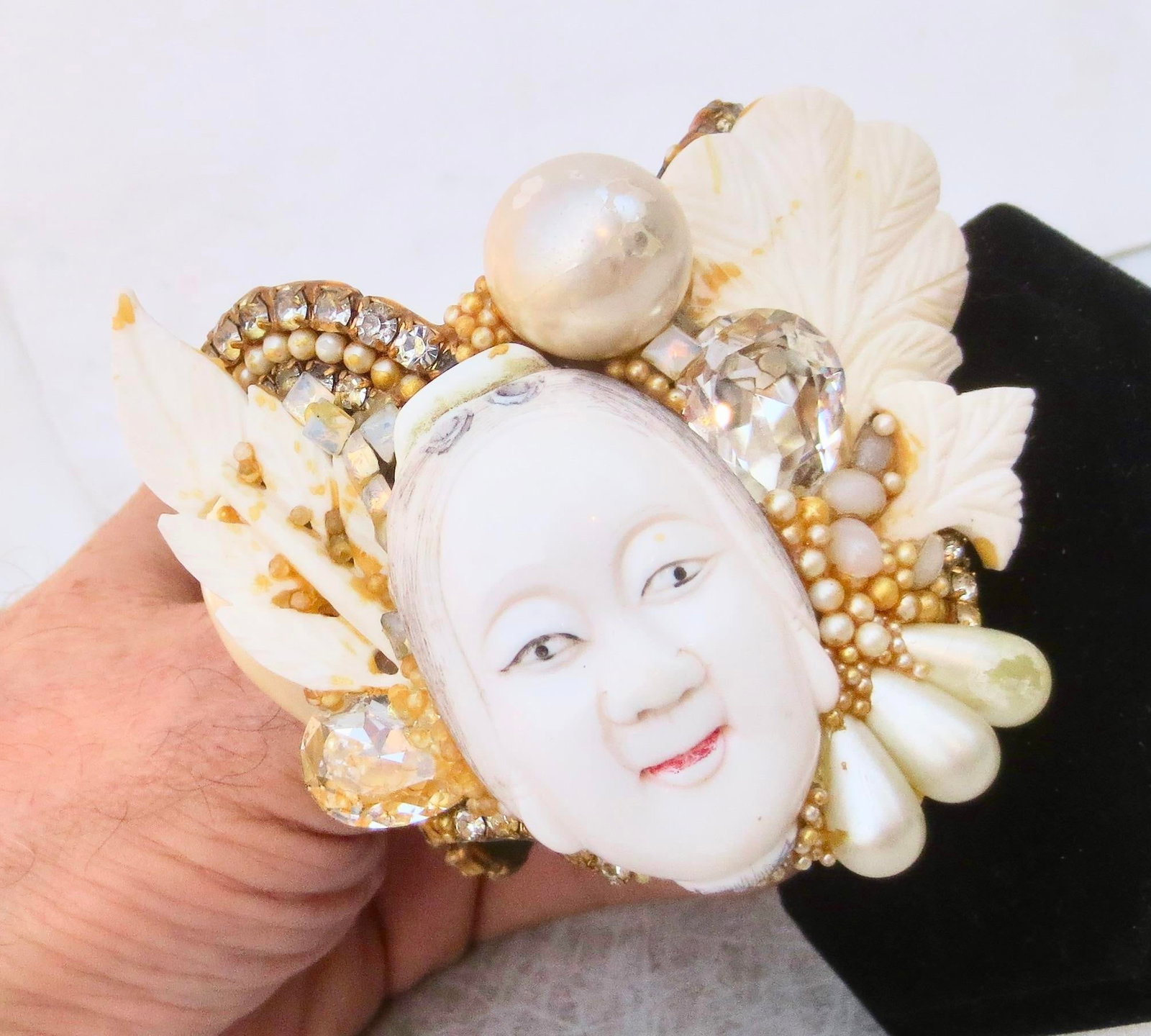Cuff Bracelet by Wendy Gell 1985 Signed - 3