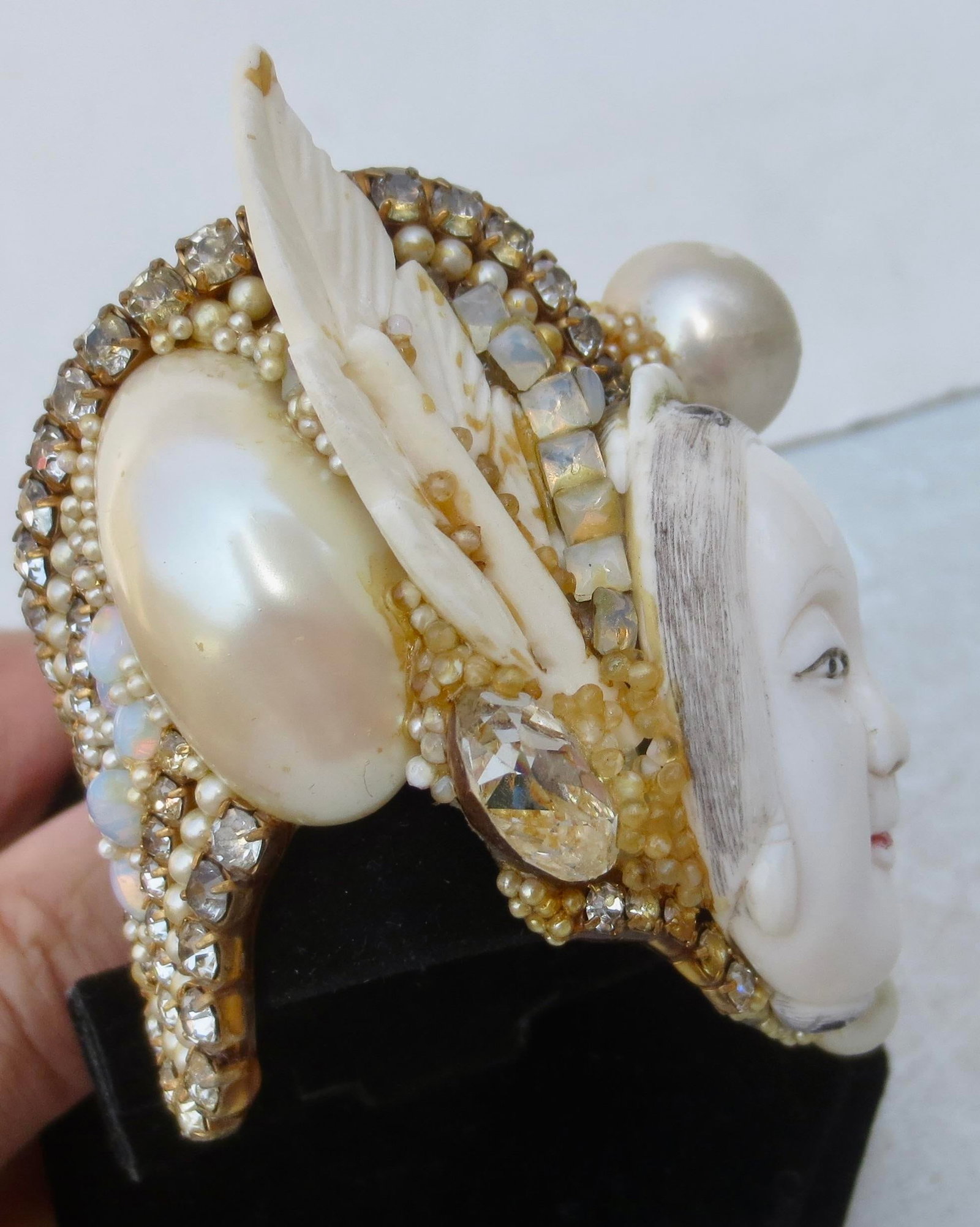 Cuff Bracelet by Wendy Gell 1985 Signed - 5