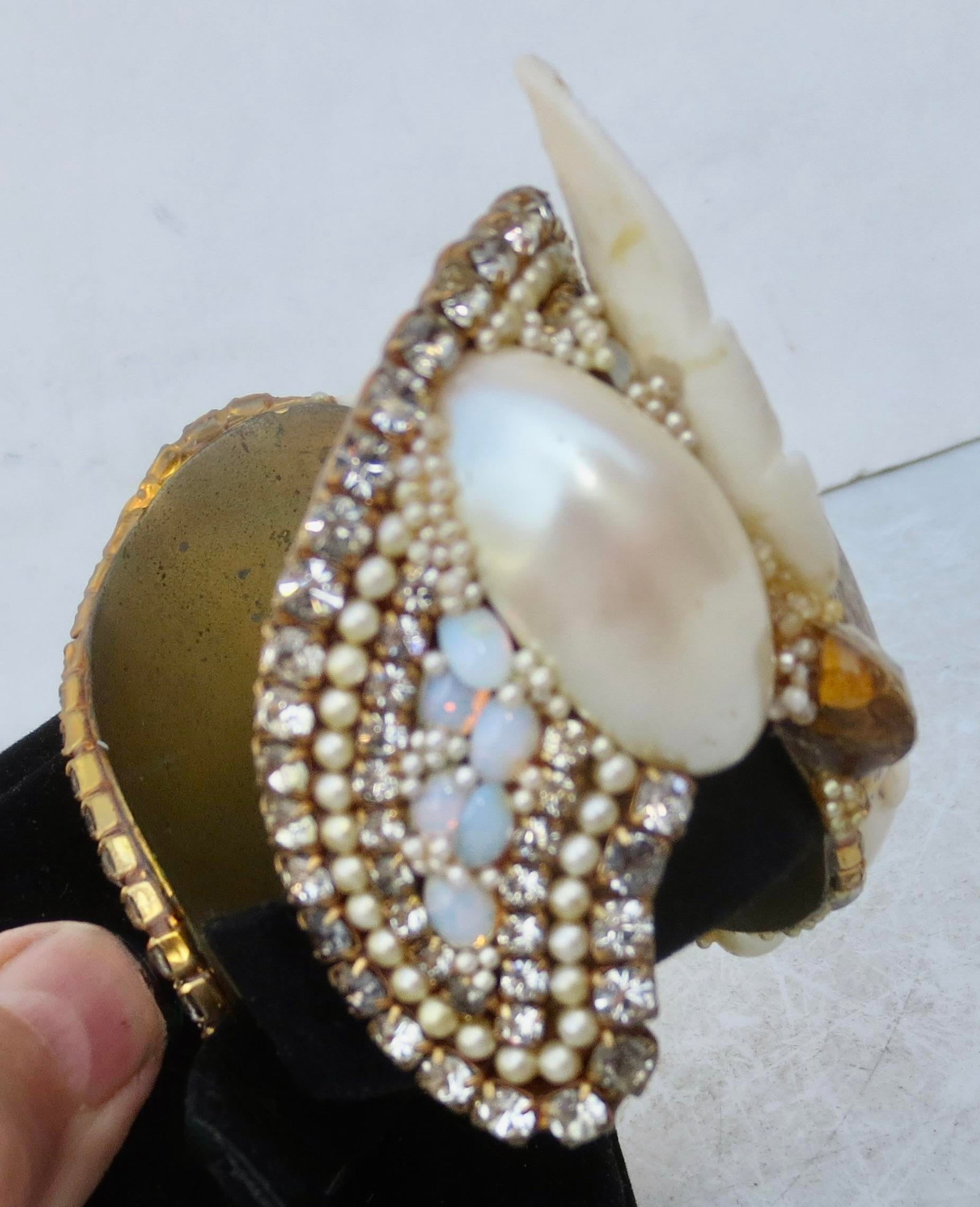 Cuff Bracelet by Wendy Gell 1985 Signed - 6