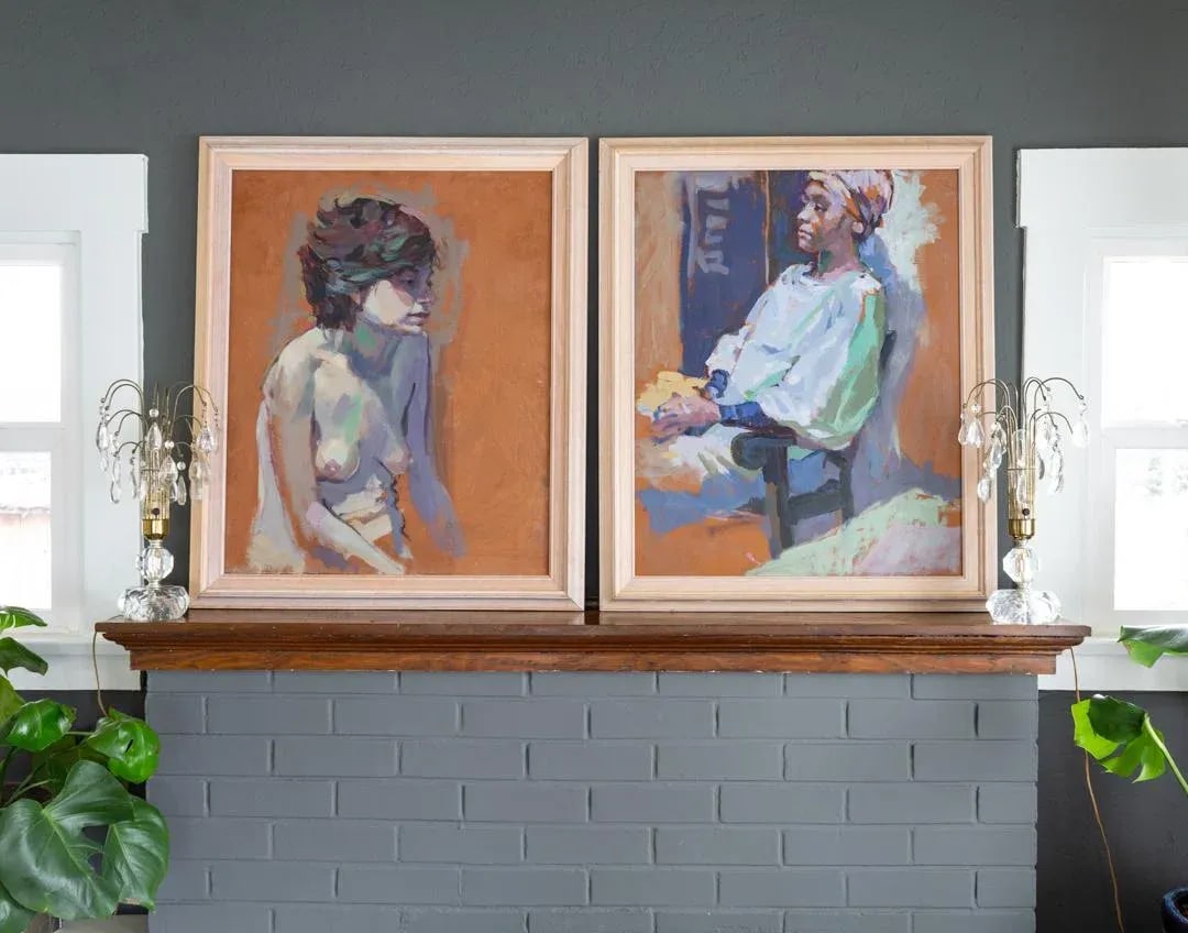 Figurative Impressionist Nude Oil Painting by Gerald Spencer - 6