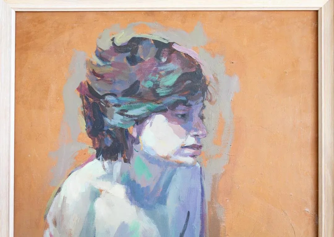 Figurative Impressionist Nude Oil Painting by Gerald Spencer - 7