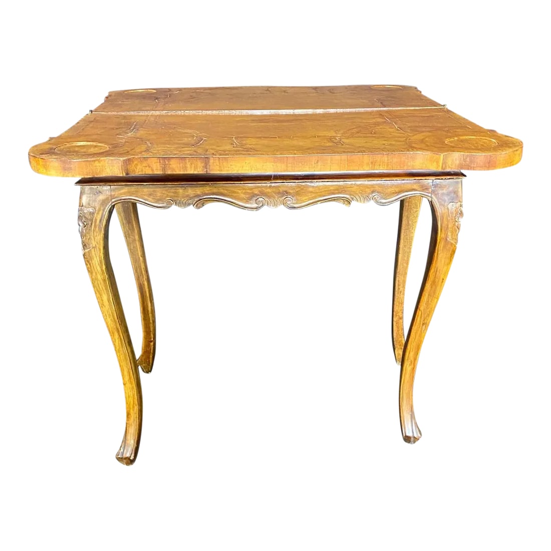 Italian Versatile 18th Century Burled Walnut Game Table (1 of 13)
