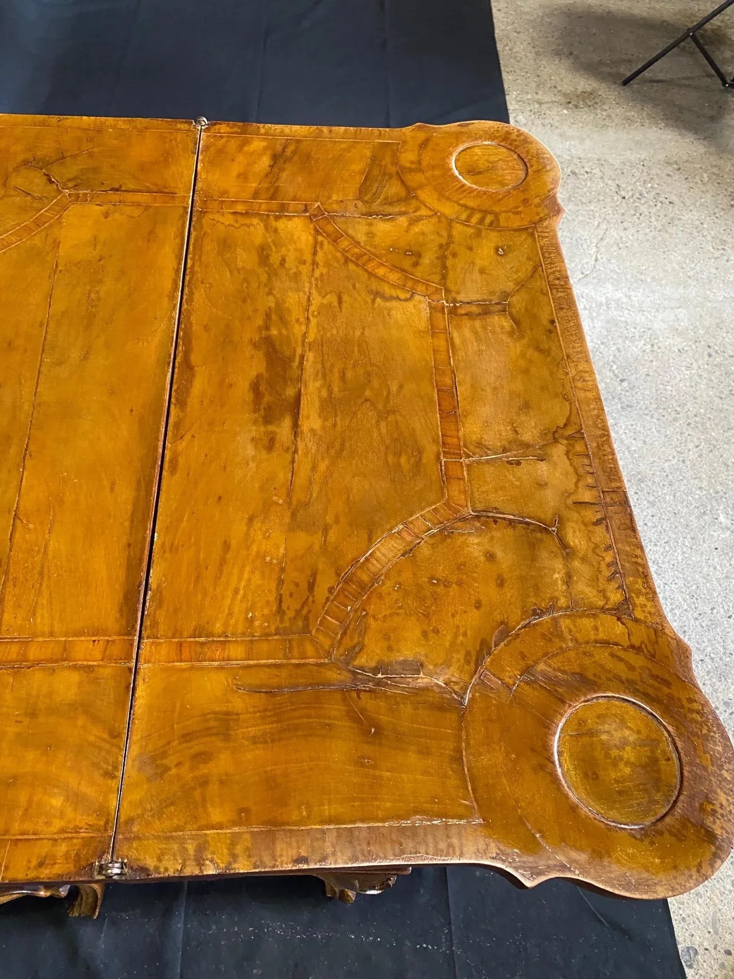 Italian Versatile 18th Century Burled Walnut Game Table - 6