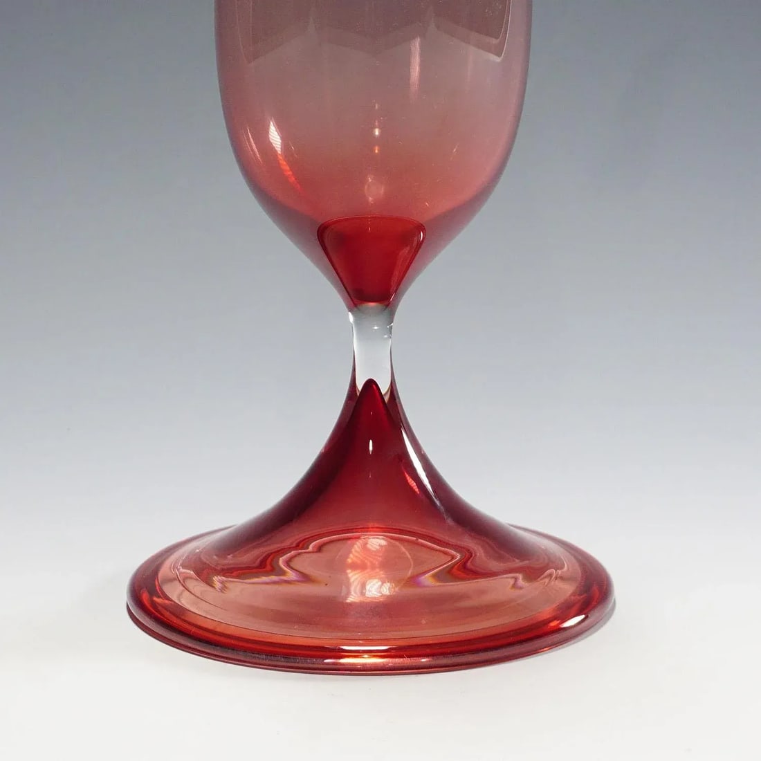Tulip Vase by Nils Landberg for Orrefors, Sweden Ca. 1957 - 2