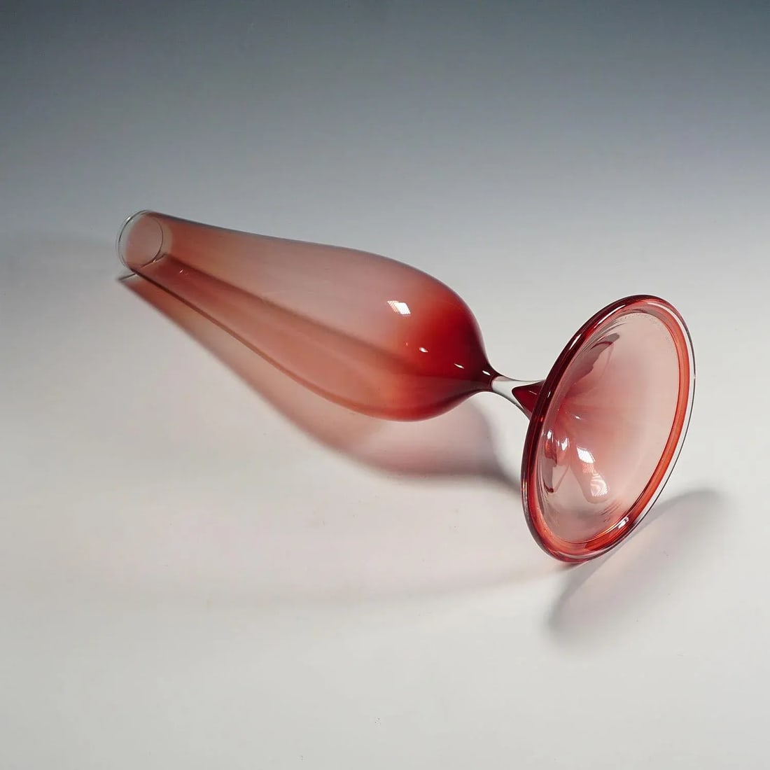 Tulip Vase by Nils Landberg for Orrefors, Sweden Ca. 1957 - 4