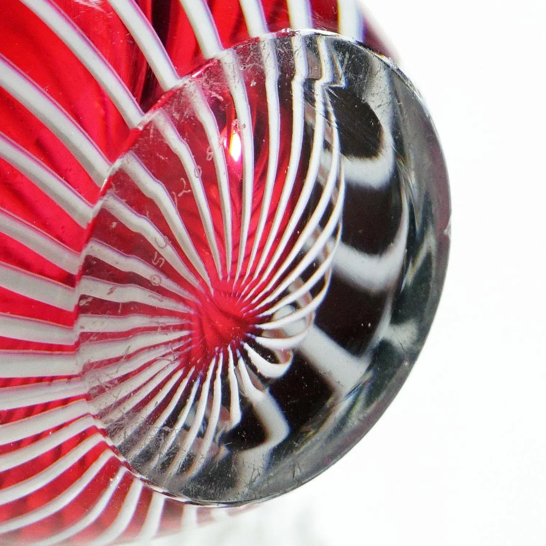Vase Zebra by Vicke Lindstrand for Kosta 1960s - 6
