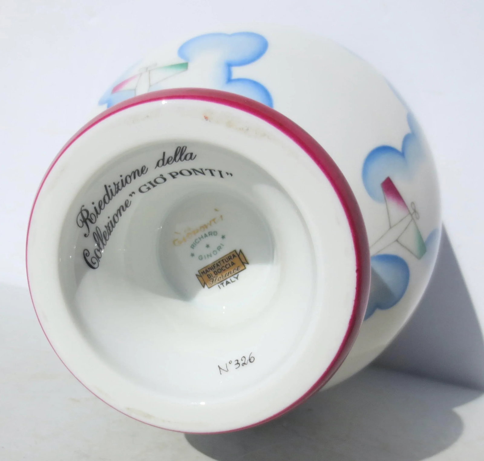 Vintage Re-Edition 1980s' Gio Ponti "Alata" Bowl - 5
