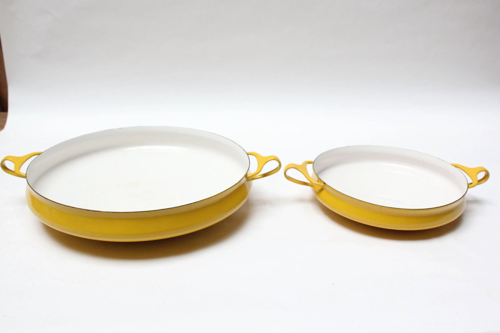 Mid-Century Modern Jens Quistgaard for Dansk Yellow "Kobenstyle" Paella Pan - 11