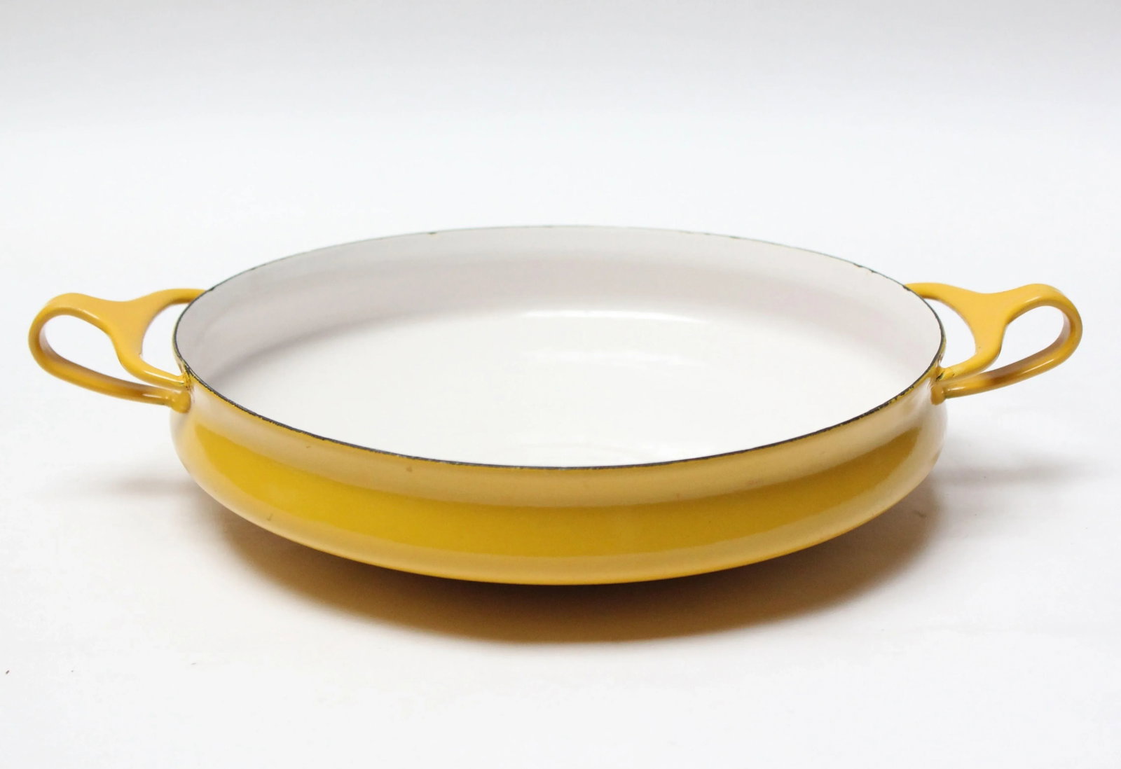 Mid-Century Modern Jens Quistgaard for Dansk Yellow "Kobenstyle" Paella Pan - 12