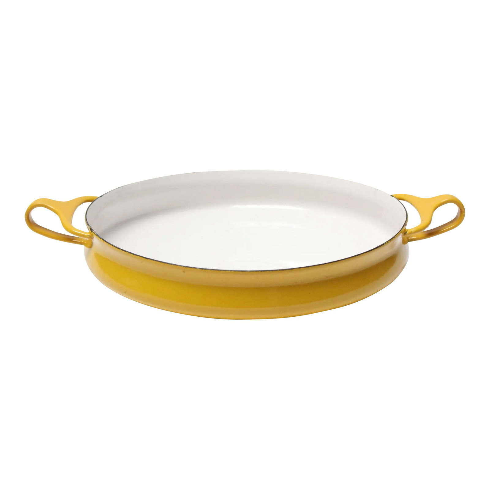 Mid-Century Modern Jens Quistgaard for Dansk Yellow "Kobenstyle" Paella Pan (1 of 12)