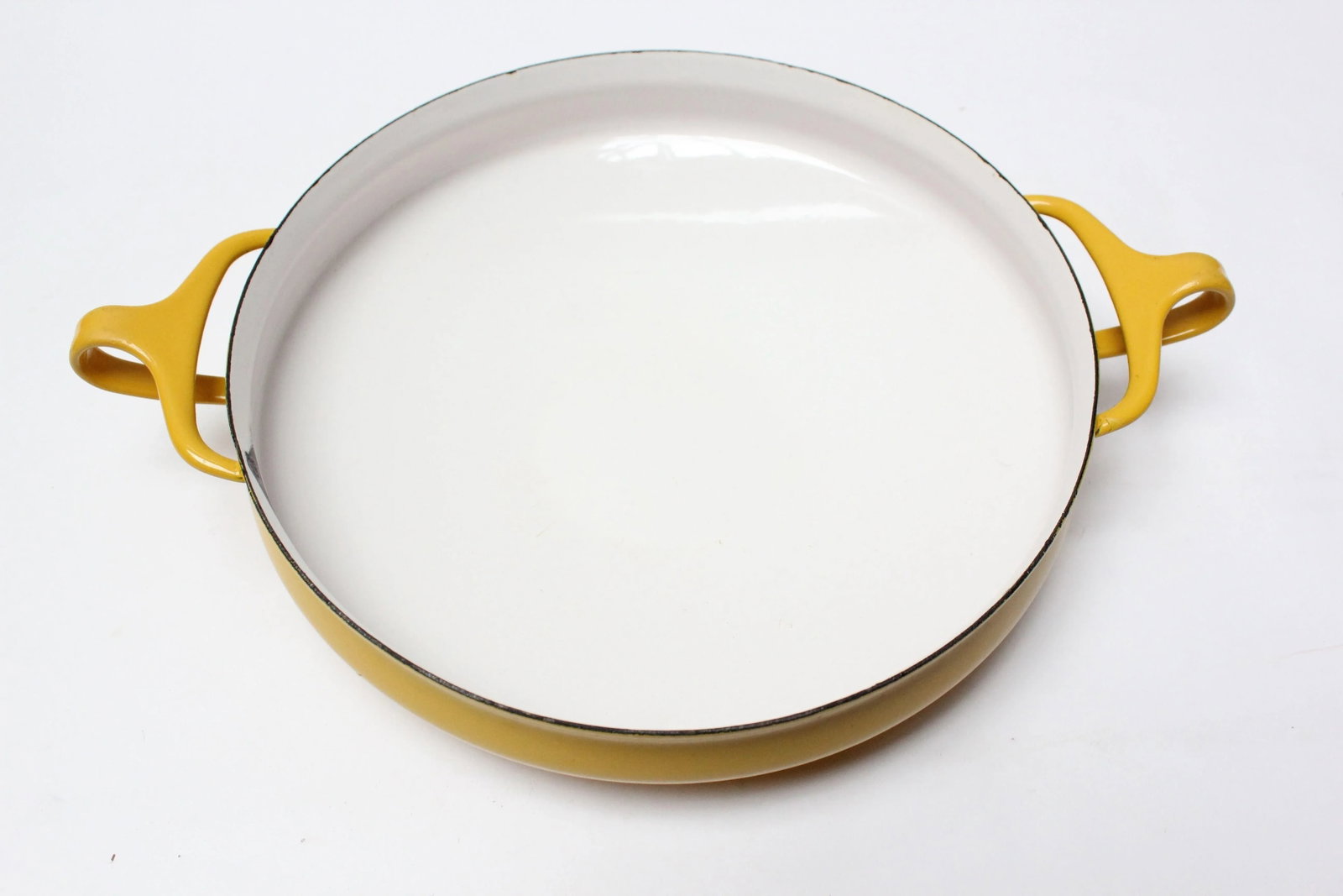 Mid-Century Modern Jens Quistgaard for Dansk Yellow "Kobenstyle" Paella Pan - 2