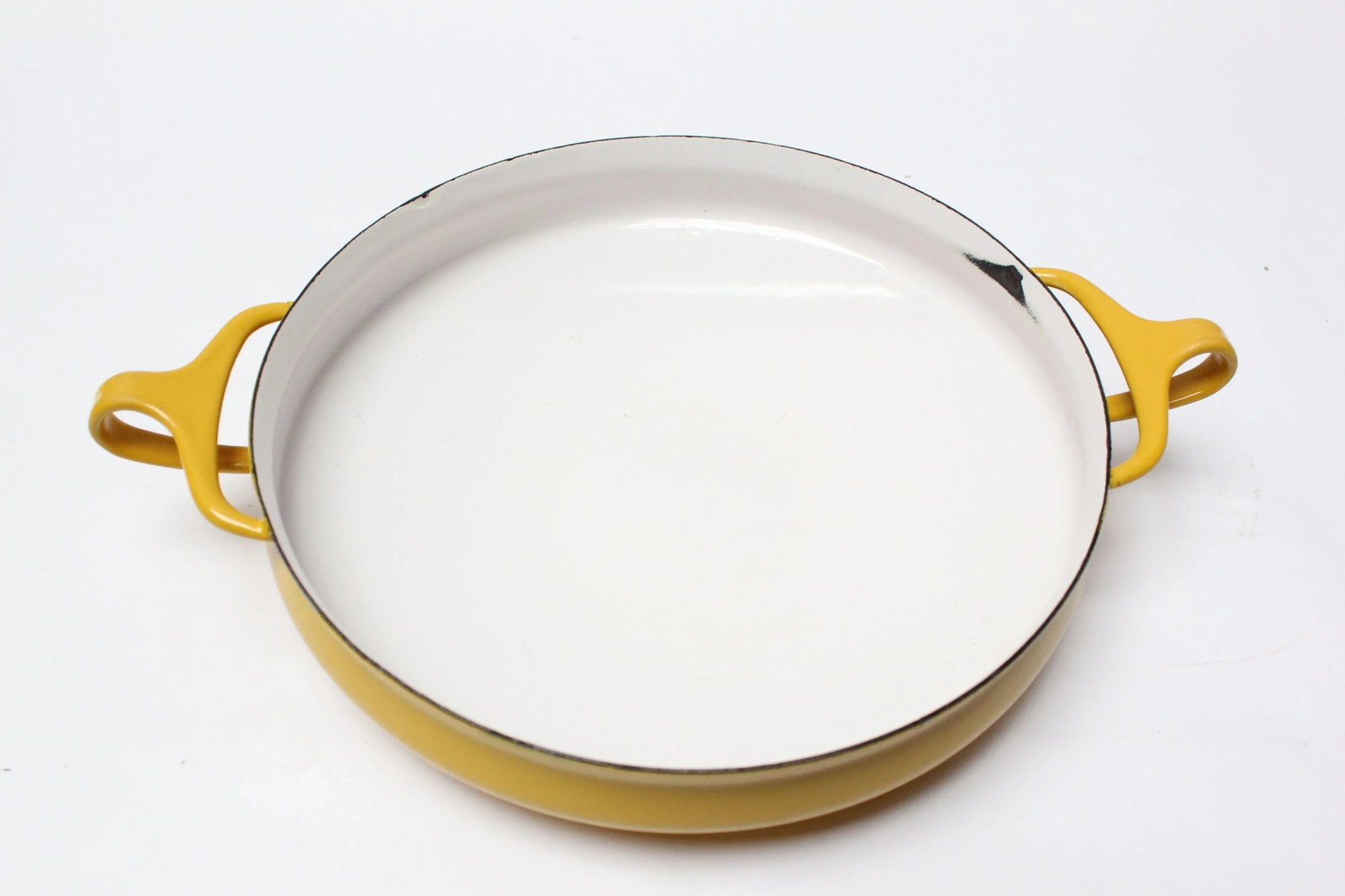 Mid-Century Modern Jens Quistgaard for Dansk Yellow "Kobenstyle" Paella Pan - 3