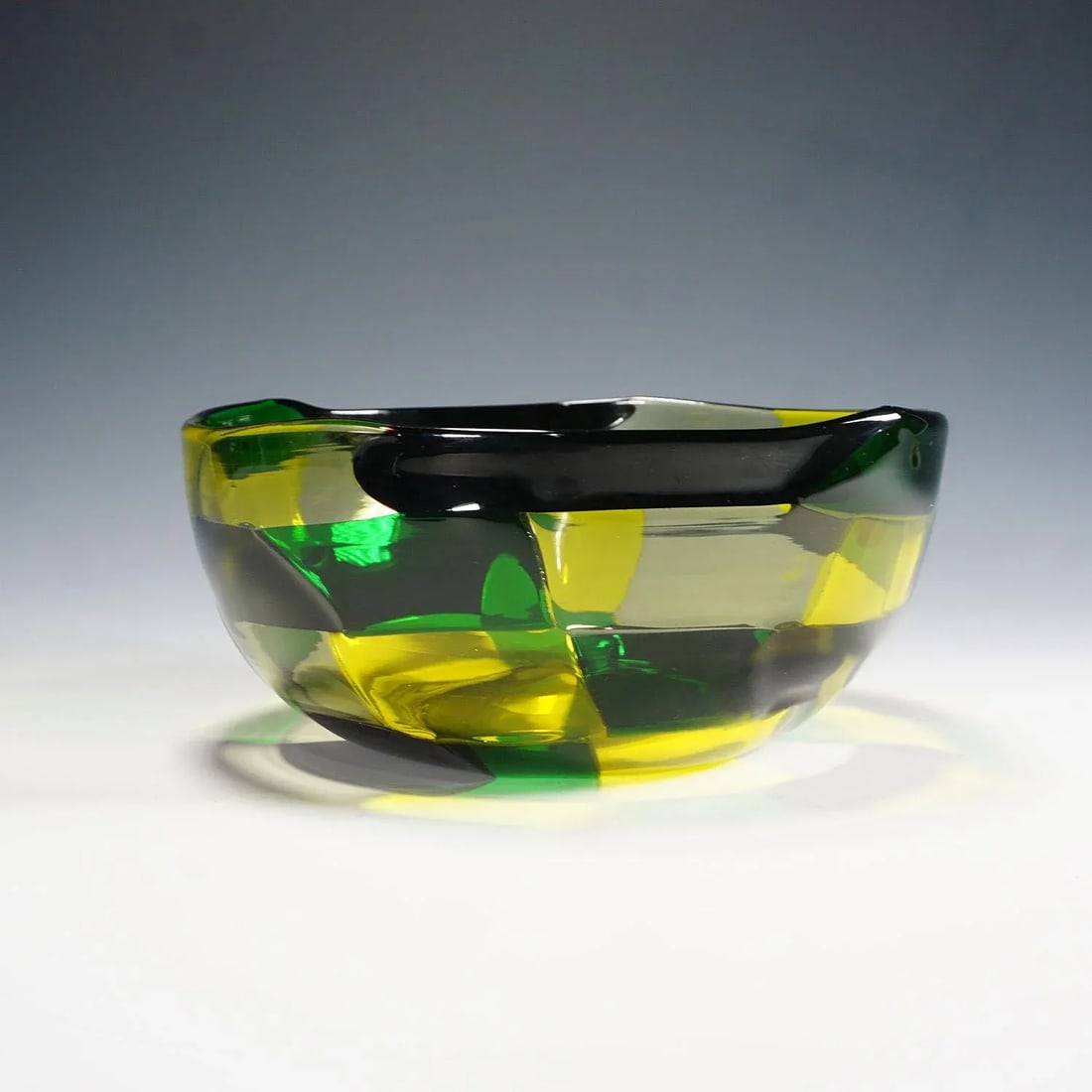 Fulvio Bianconi Bowl Pezzato Americano, Venini, Murano 1950s - 3
