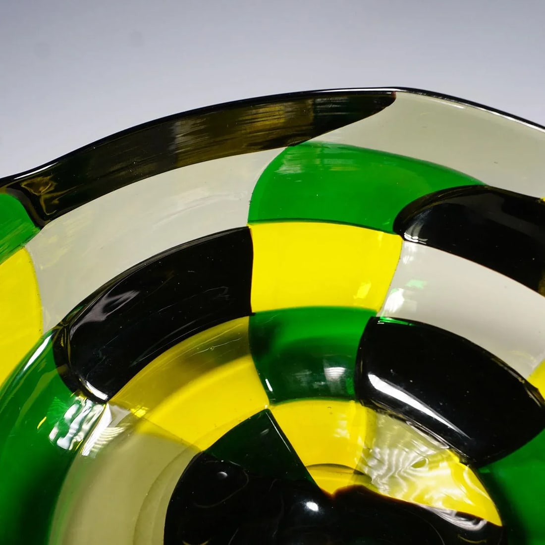 Fulvio Bianconi Bowl Pezzato Americano, Venini, Murano 1950s - 9
