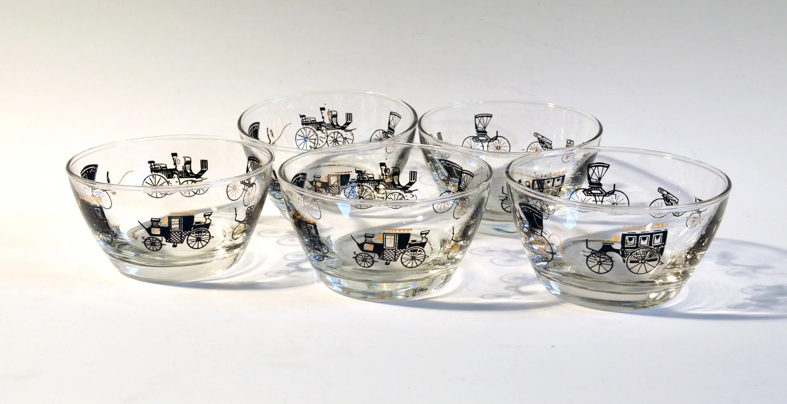 Vintage Libbey Bar Glasses, (23 Pieces) Curio Line Designed by Freda Diamond - 10