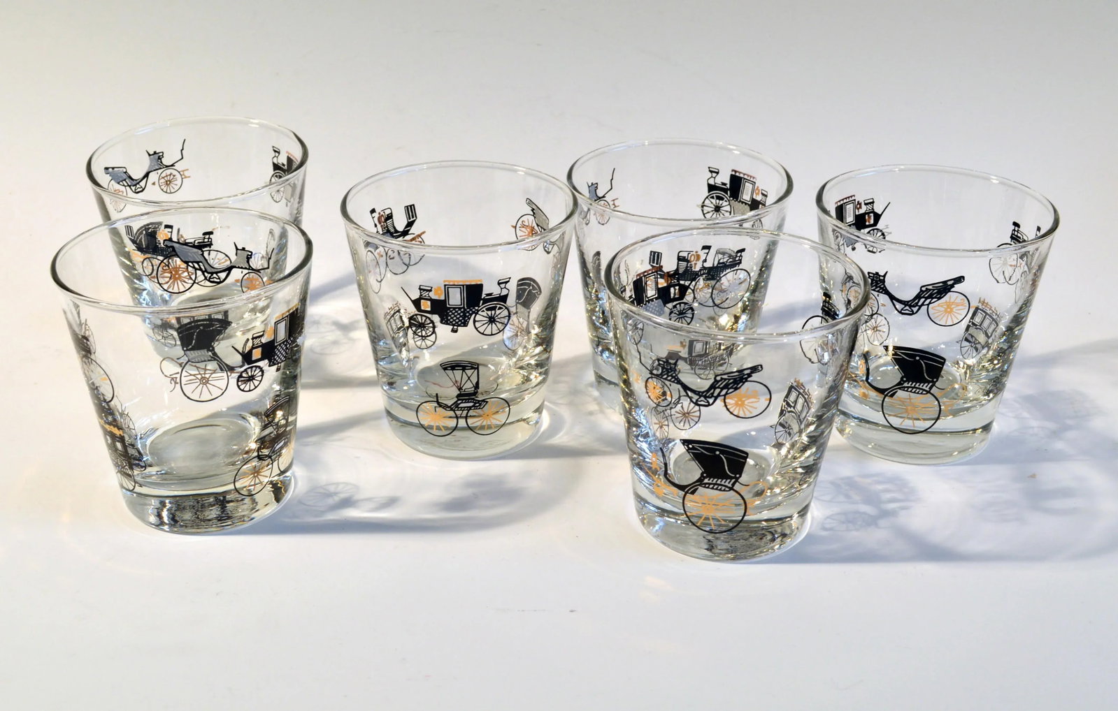Vintage Libbey Bar Glasses, (23 Pieces) Curio Line Designed by Freda Diamond - 12