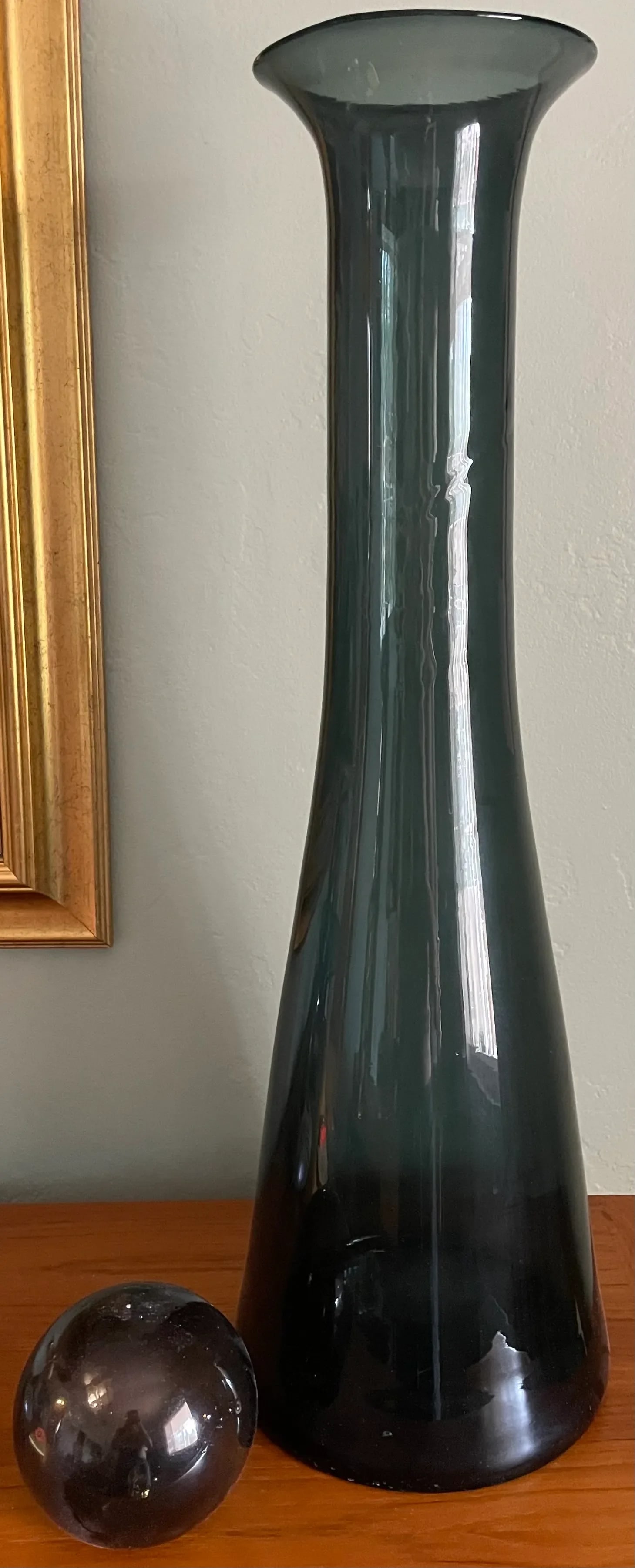 Mid-Century Modern Blenko Glass Bottle - 4