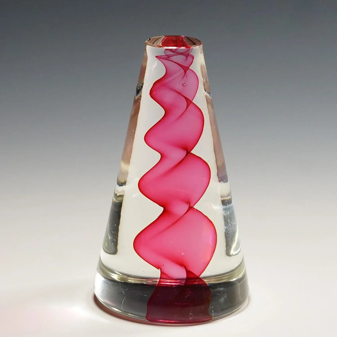 Vintage Art Glass Obelisk Attributed to Charles Lyn Tissot for Venini - 2