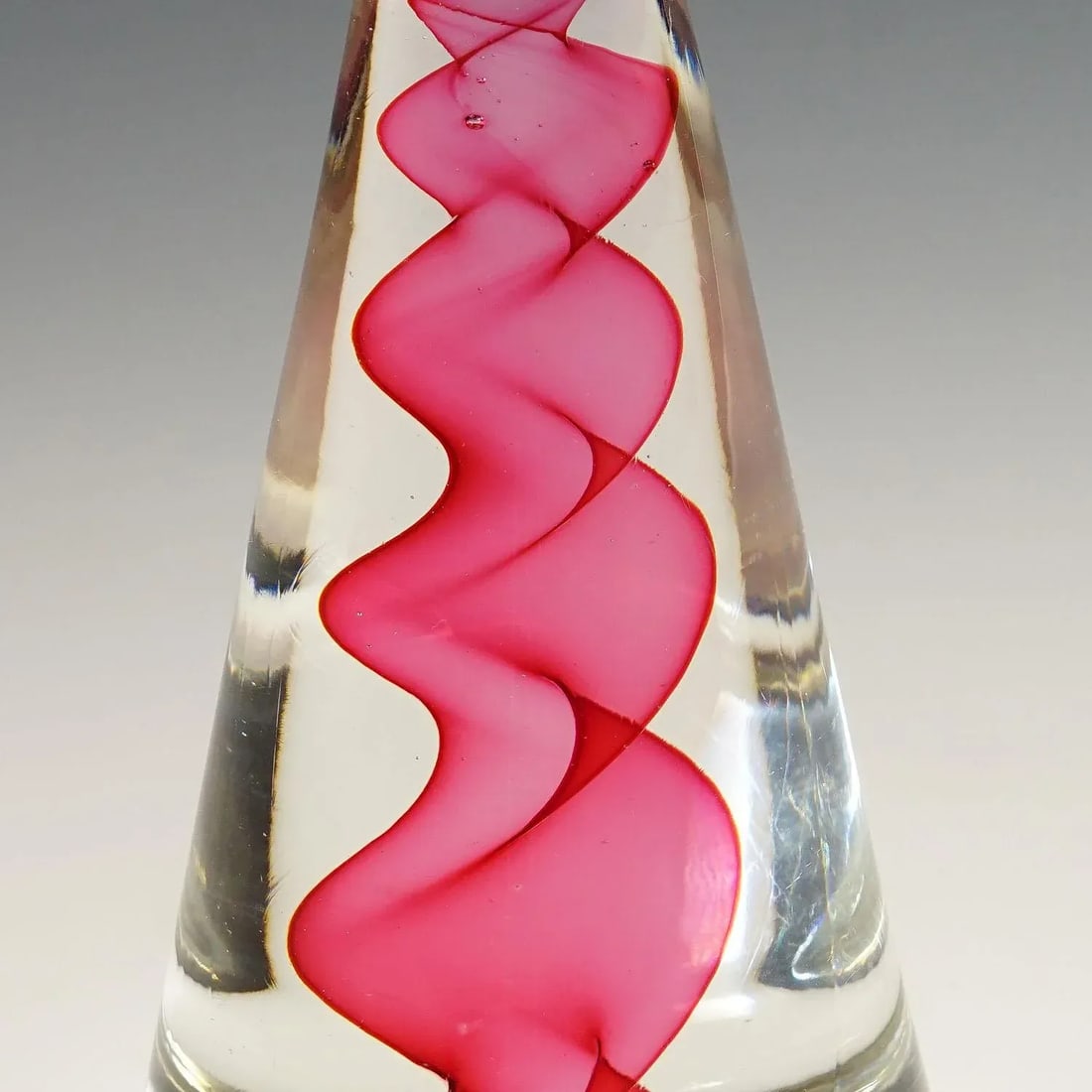 Vintage Art Glass Obelisk Attributed to Charles Lyn Tissot for Venini - 3
