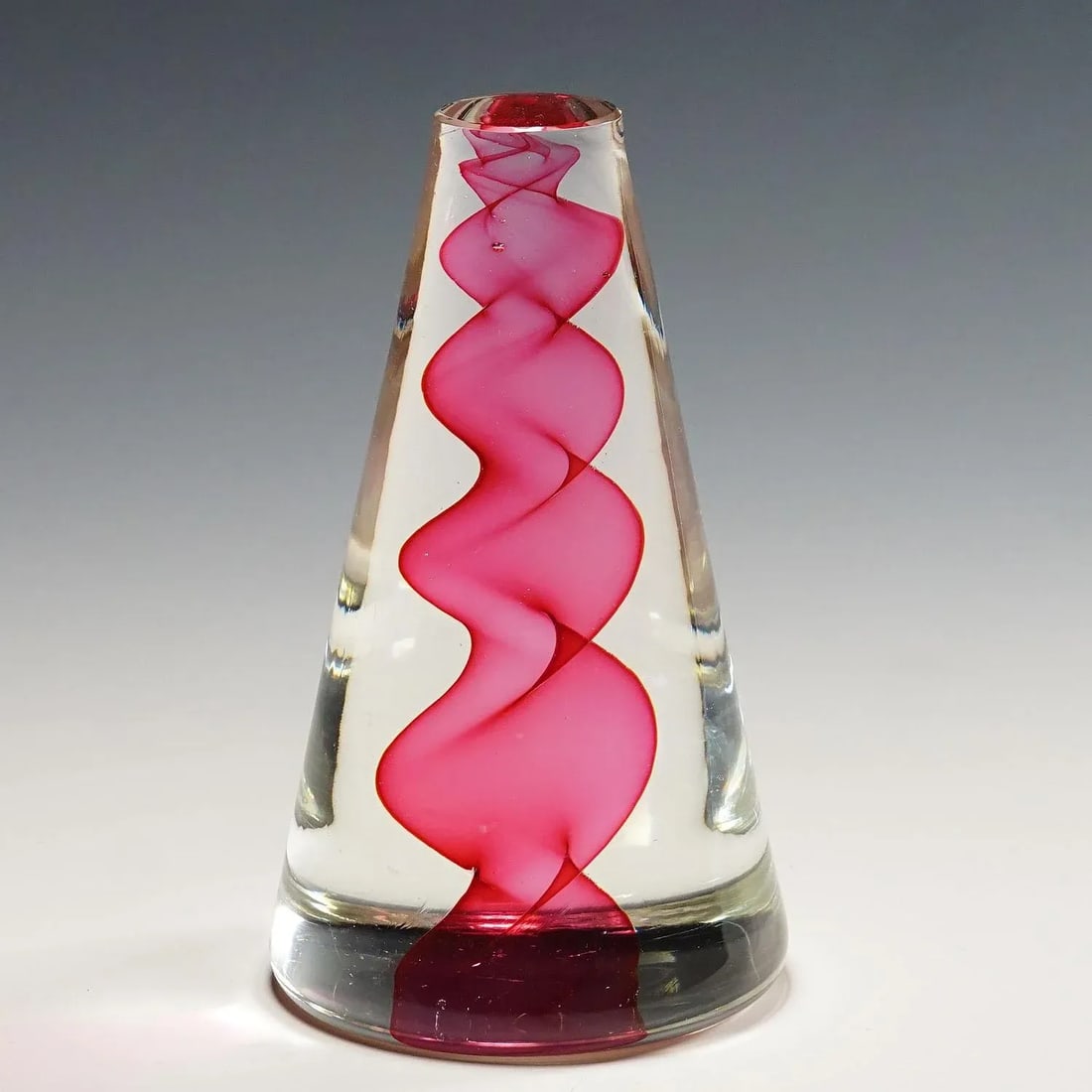 Vintage Art Glass Obelisk Attributed to Charles Lyn Tissot for Venini - 5