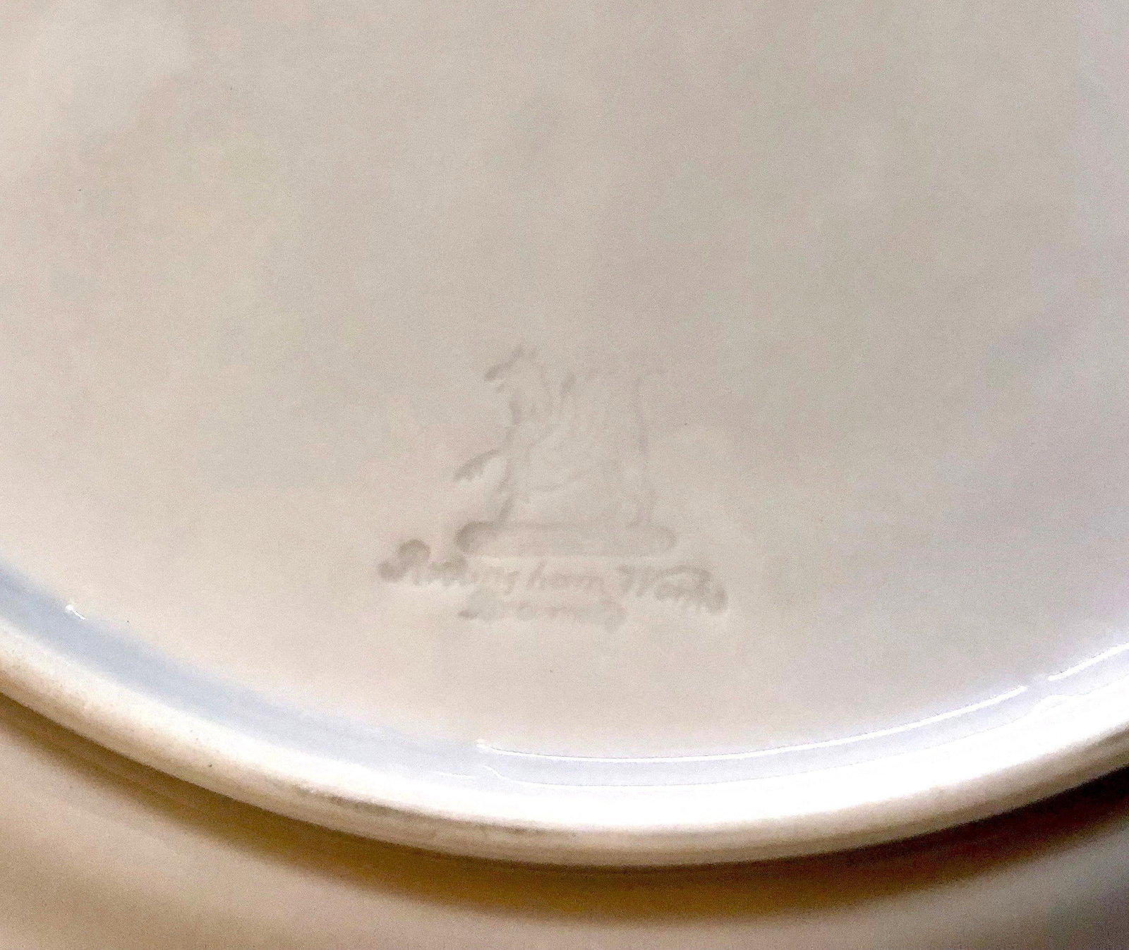 1830 Rockingham Porcelain Dinner Plates, Earl of Derby Coat of Arms - Set of 12 - 10