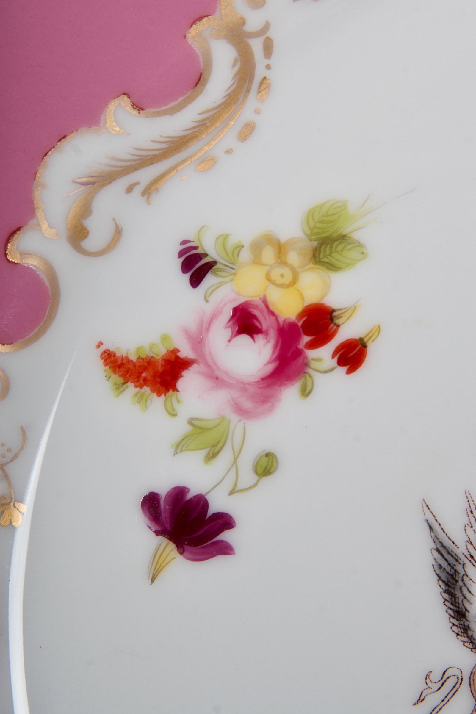 1830 Rockingham Porcelain Dinner Plates, Earl of Derby Coat of Arms - Set of 12 - 5